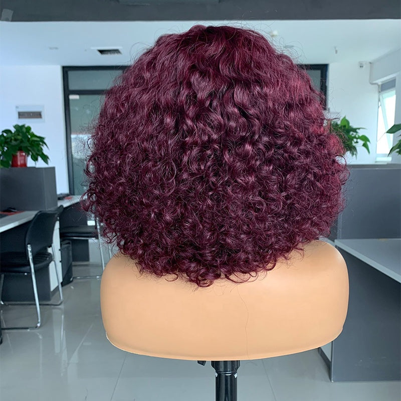 Made Fringe Wig Raw Virgin Hair Cuticle Aligned 200% and 100% Human Hair Wigs