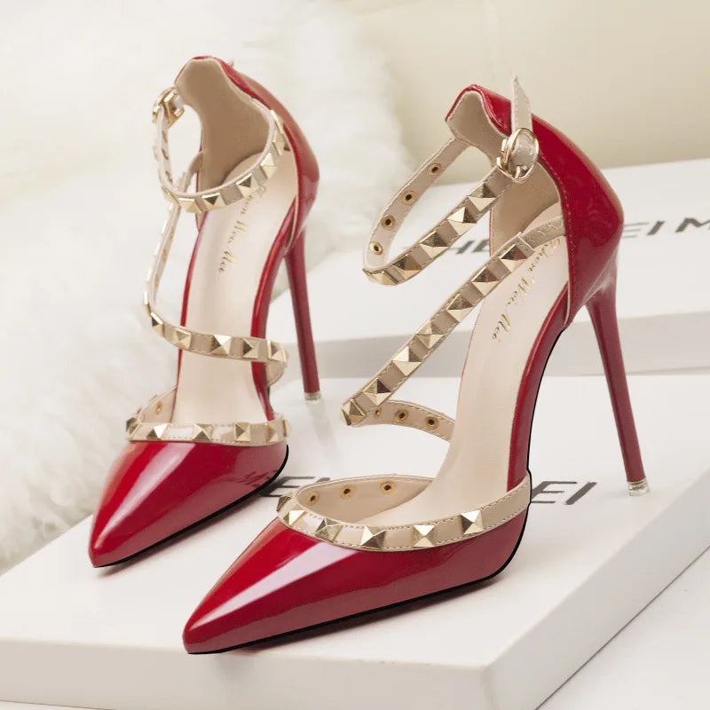Thin High Heels Pointed Sequined Sexy Ladies High Heel Shoes